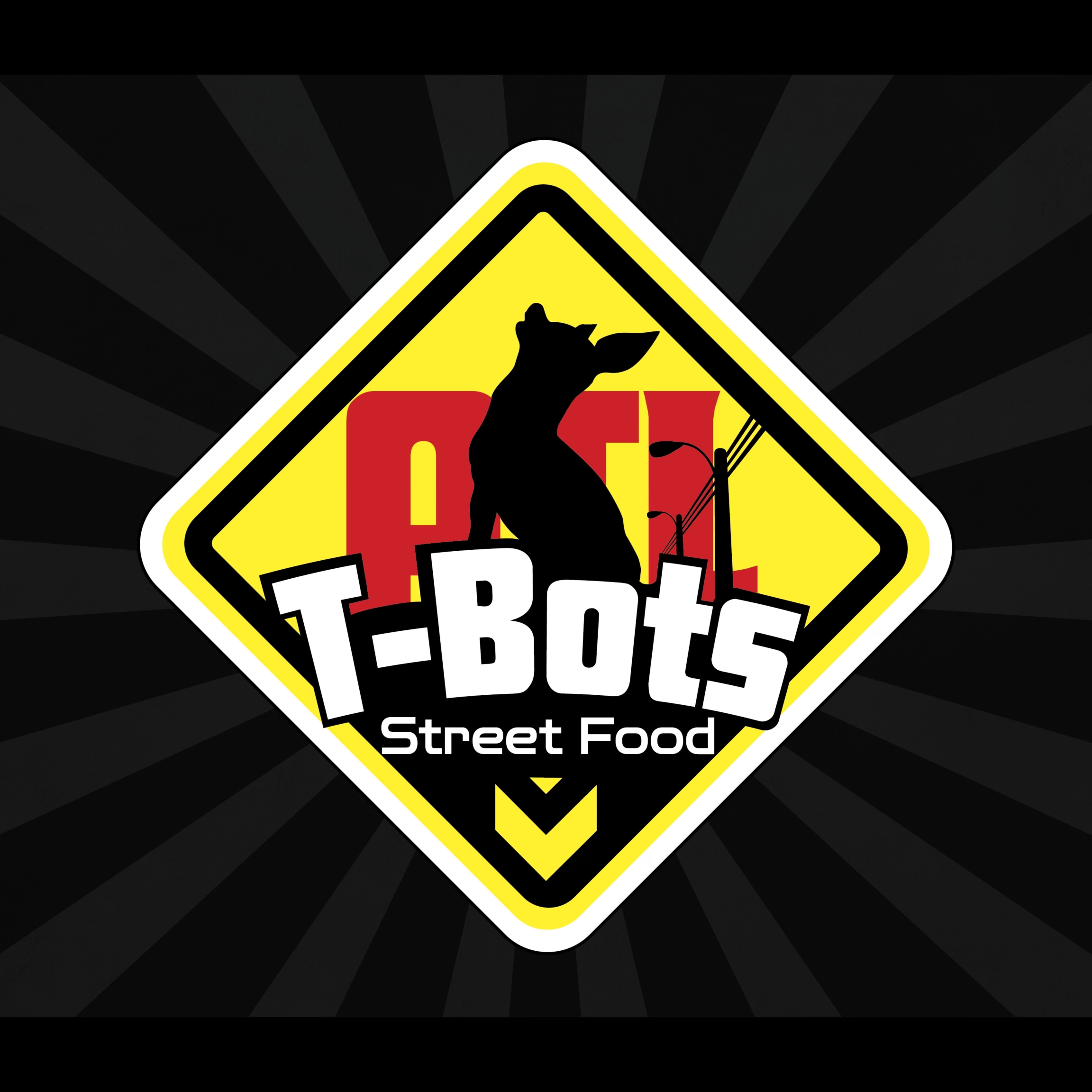 T-Bots Street Food Logo